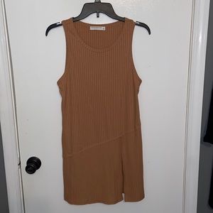 Deep tan mini dress! Size small